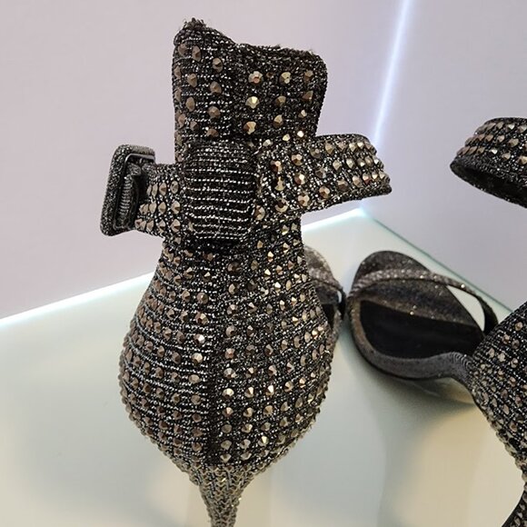 Steven Madden Rhinestone Mischa Heels Size 8 - Picture 5 of 8